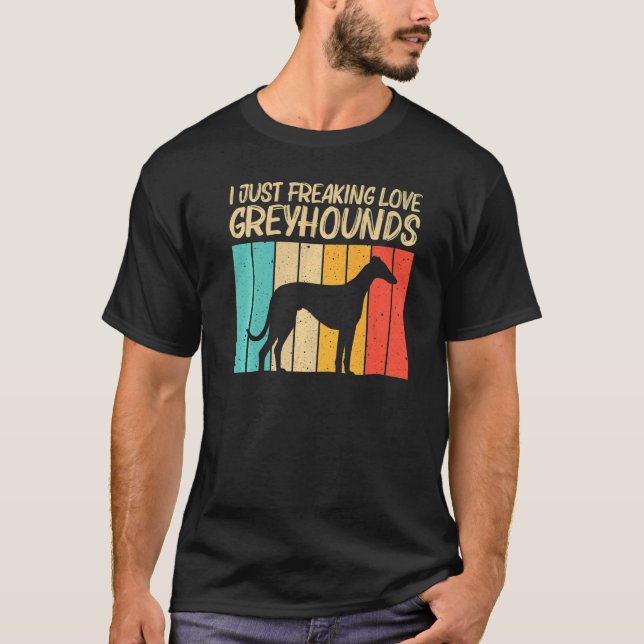 Greyhound För manar Women Italy Greyhound Rädding  T Shirt (Framsida)