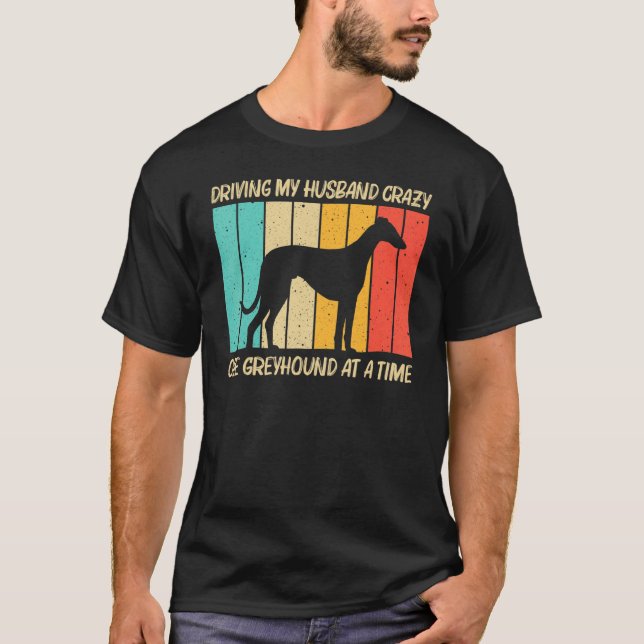 Greyhound for Women Mamma Italy Greyhound Rädding  T Shirt (Framsida)