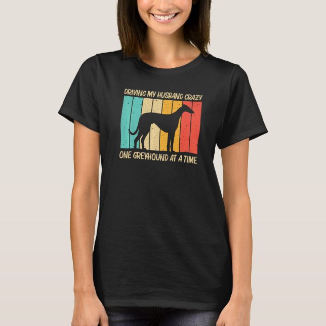 Greyhound for Women Mamma Italy Greyhound Rädding  T Shirt (Framsida)