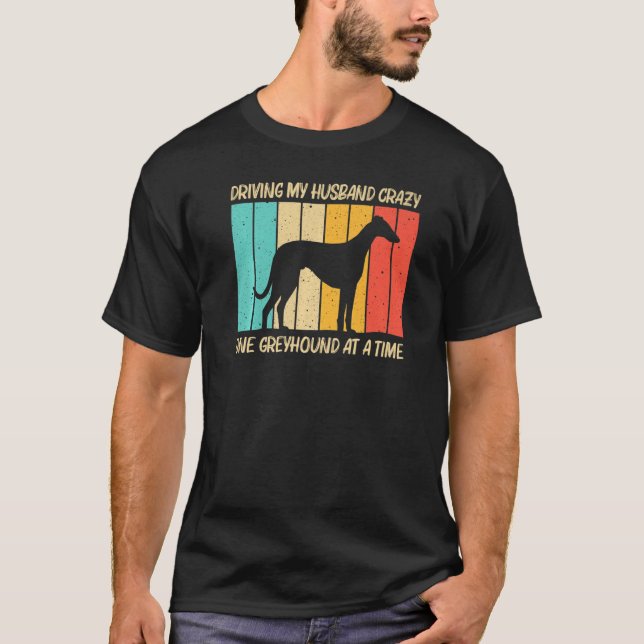 Greyhound for Women Mamma Italy Greyhound Rädding  T Shirt (Framsida)