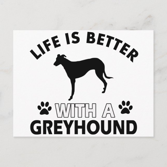 Greyhound-formgivning Vykort (Framsida)