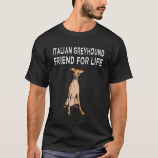 Greyhound Friend for Life Hund älskare Friend T Shirt