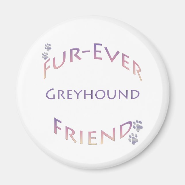 Greyhound Furever Magnet (Framsidan)