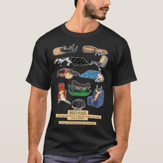 Greyhound Glossary Bed Fail A Redbubble eclusive d T Shirt