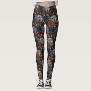 Greyhound Halloween Kuslig Leggings