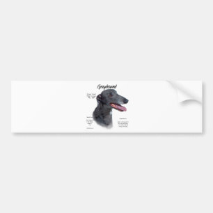 Greyhound-historikdesign Bildekal