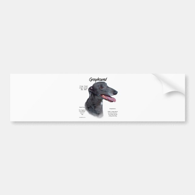 Greyhound-historikdesign Bildekal (Framsidan)