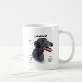 Greyhound-historikdesign Kaffemugg