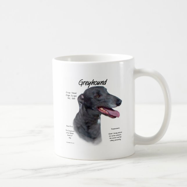 Greyhound-historikdesign Kaffemugg (Höger)