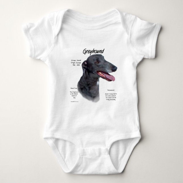Greyhound-historikdesign T-shirt (Framsida)