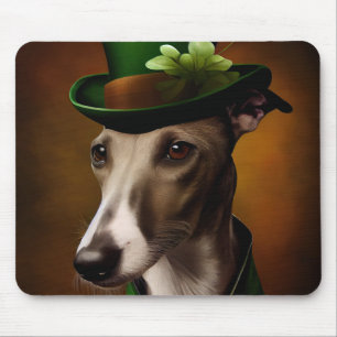 Greyhound Hund i St. Patrick Dress Musmatta