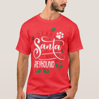Greyhound Hund julklapp Hund aveln T Shirt