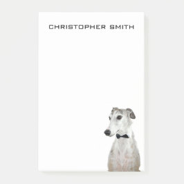 Greyhound Hund Post-it Block