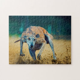 Greyhound Hund. Pussel