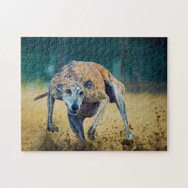 Greyhound Hund. Pussel (Horisontell)
