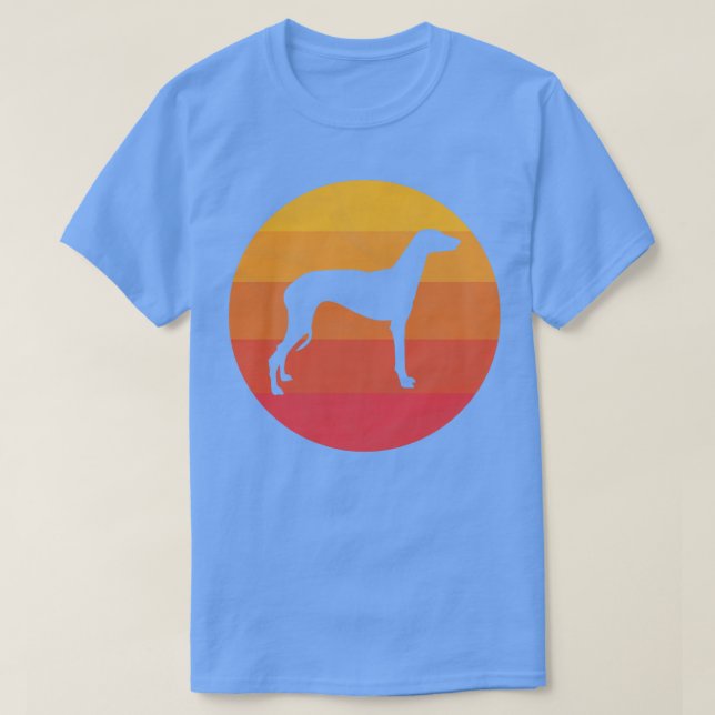 Greyhound Hund T Shirt (Design framsida)