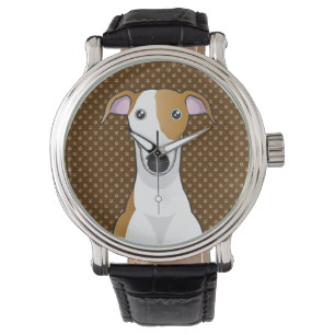 Greyhound Hund Tecknad Tassar Armbandsur