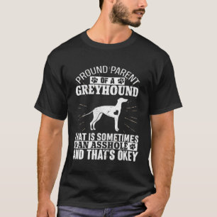 Greyhound Hundägare för manar Women Hund T Shirt