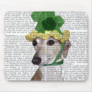 Greyhound i Grönt Knitting Hat 2 Musmatta