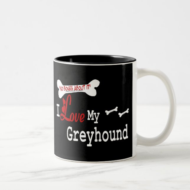 Greyhound (I Kärlek) Mugg (Höger)