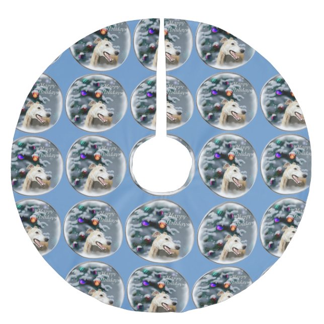 Greyhound jul julgransmatta borstad polyester (Framsidan)