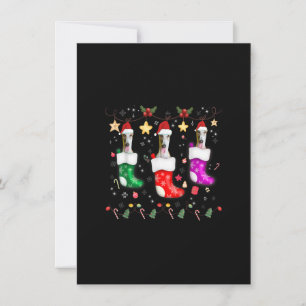 Greyhound jul Ljus Gift Funny Julafton Hund Lov Inbjudningar
