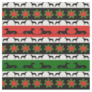Greyhound jul Silhouettes Tyg