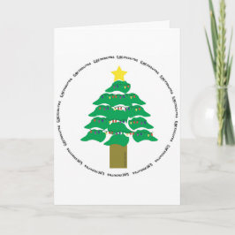 Greyhound Julgran 2007 Helgkort