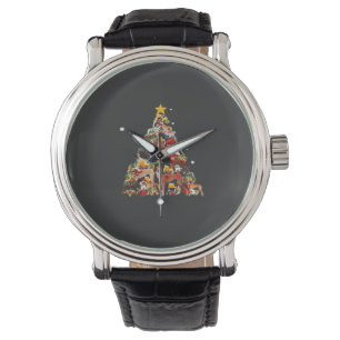 Greyhound Julgransljus Rolig Hund Julpresent Gif Armbandsur