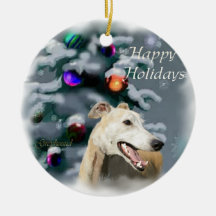 Greyhound-julklappar Ornament