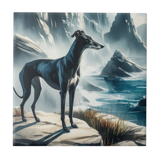 Greyhound Kakelplatta (Framsidan)