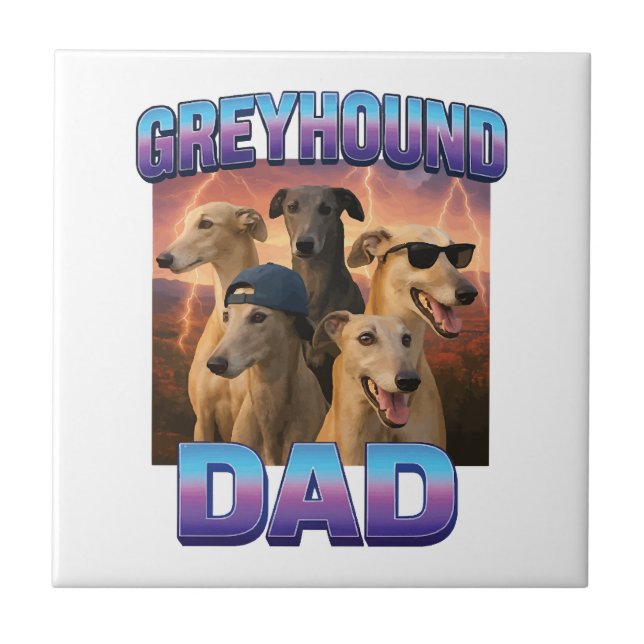 Greyhound Kakelplatta (Framsidan)