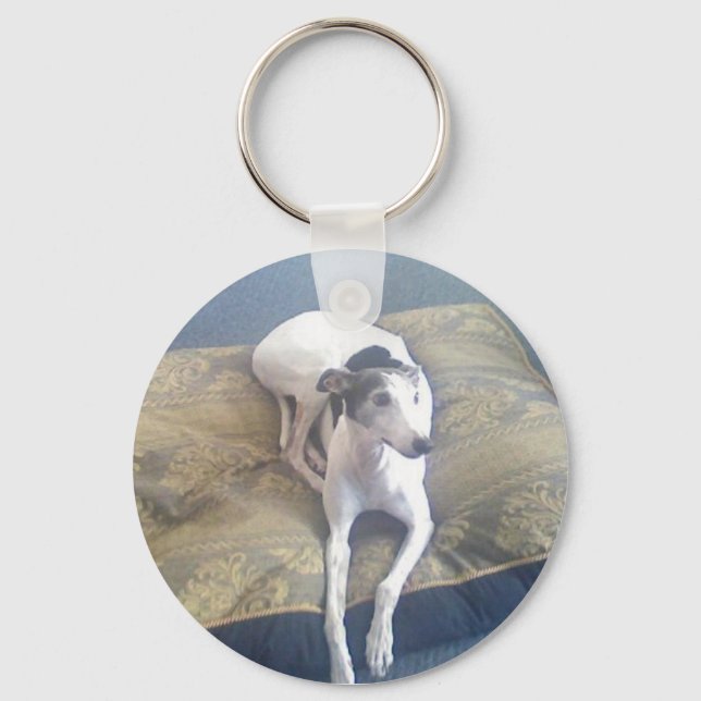 Greyhound Keychain Nyckelring (Framsida)
