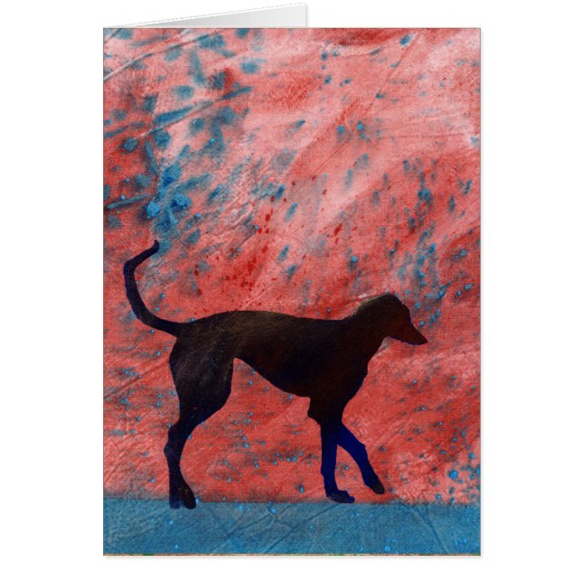 Greyhound-kort Hälsningskort (Framsidan)