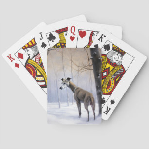 Greyhound Låt det snöa jul Casinokort