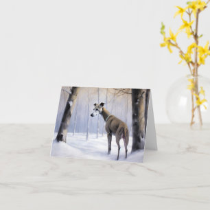Greyhound Låt det snöa jul Kort