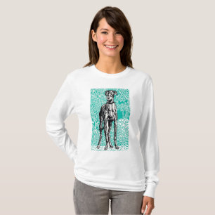 Greyhound Majesty by Moriz Jung T Shirt