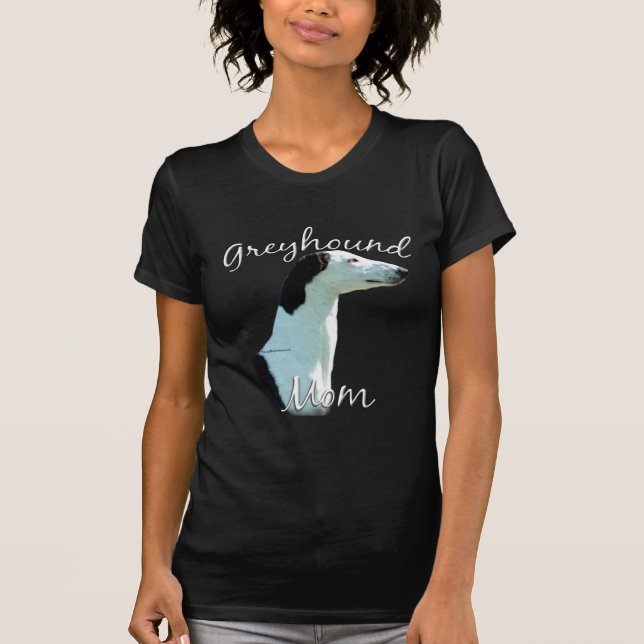Greyhound Mamma 2 Tee Shirt (Framsida)