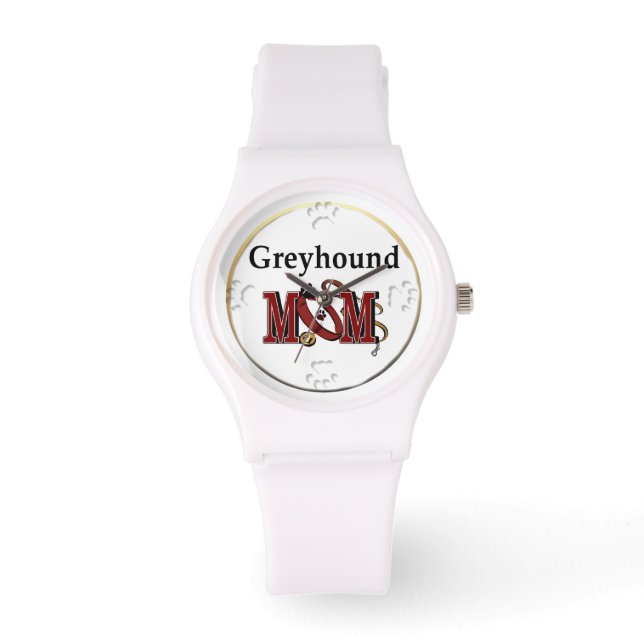 Greyhound Mamma Armbandsur (Framsida)