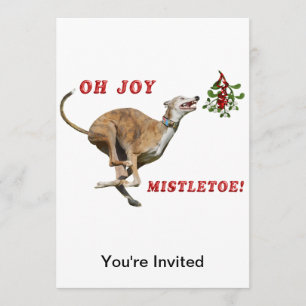 Greyhound & Mistletoe Inbjudningar