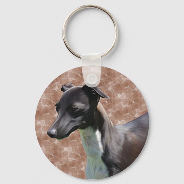 Greyhound Nyckelring (Framsida)