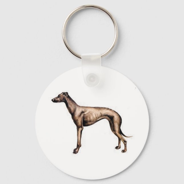 Greyhound Nyckelring (Framsida)