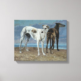 Greyhound of the Comte de Choisel Canvastryck