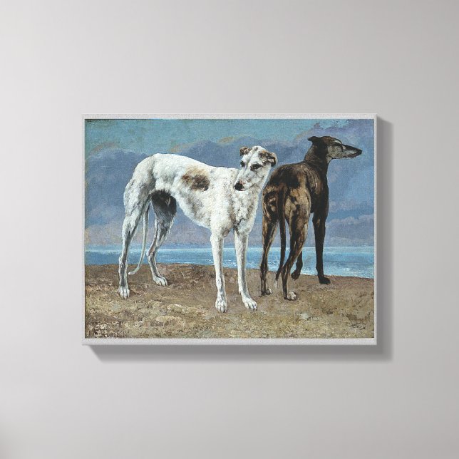 Greyhound of the Comte de Choisel Canvastryck (Framsida)