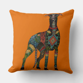 greyhound-orange kudde