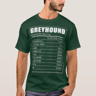 Greyhound Owner Puppy Dog Lover Greyhound Facts T Shirt
