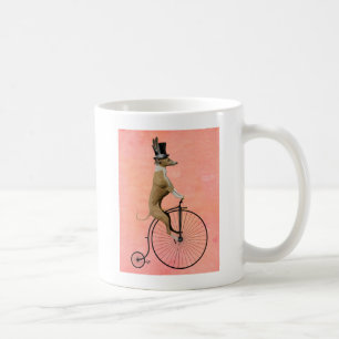 Greyhound på Black Penny Farthing Kaffemugg