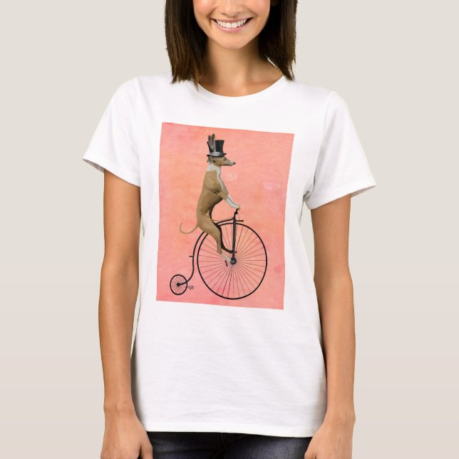 Greyhound på Black Penny Farthing Tröja (Framsida)