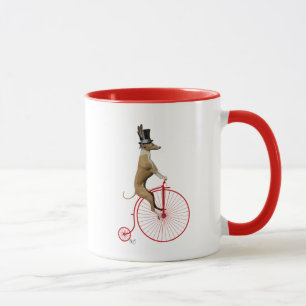 Greyhound på Red Penny Farthing Mugg