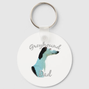 Greyhound Pappa 2 Nyckelring